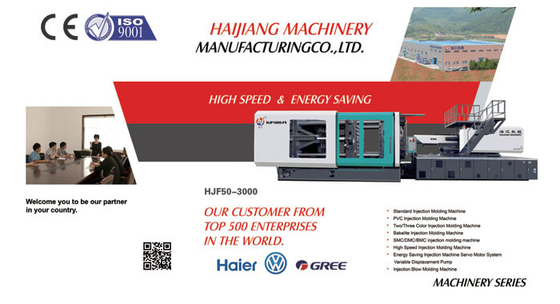 Injection Moulding Machine with 3600KN Clamping Force and Computerized Control System can make