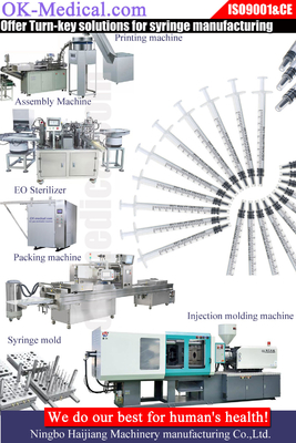 50/60HZ CE/ISO Certified Syringe Making Machine with 7t Capacity