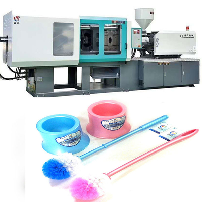 100 mm Plastic Toilet Brush Auto Injection Molding Machine With Blue Color