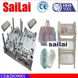Durable Plastic Basket Mould , PP / ABS / PC Plastic Multi Cavity Injection Molding