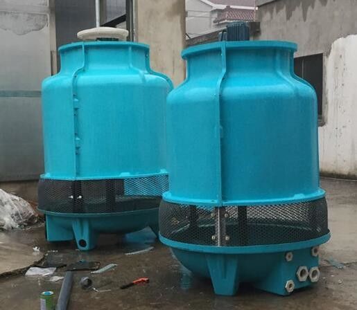 Adjustable Angle 50T Huge Round Cooling Tower , Small Diameter Evaporative Cooling Tower