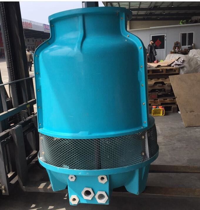 Blue Water Cooling Tower 800T Long Life Span 22KW Motor Rust Resistance