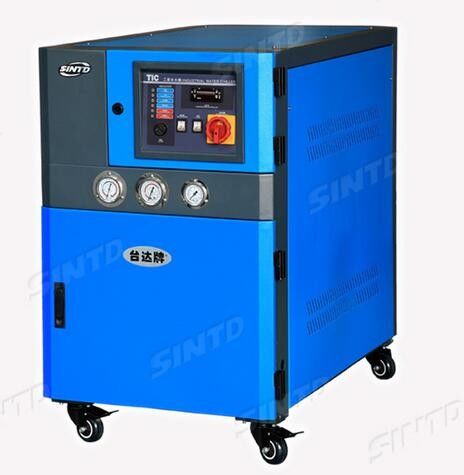 Electrostatic Power Paint Industrial Air Chiller With Wheels Elegant Appearance