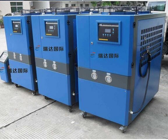 Big Volume Fan Motor Industrial Air Chiller With Large Volume Centrifugal Pump