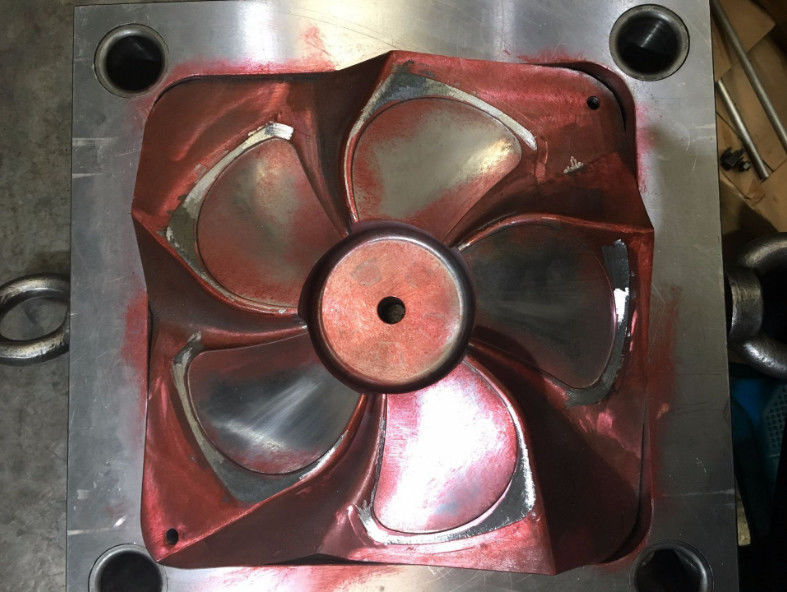 High Precision Fan Blade Injection Molding Molds Single / Multi Cavity Size Customized