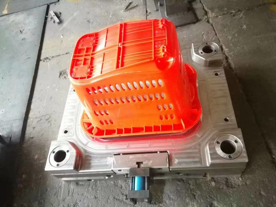 718 Material Plastic Injection Mould , Custom Injection Molding Kitchen Trolley Plastic Basket