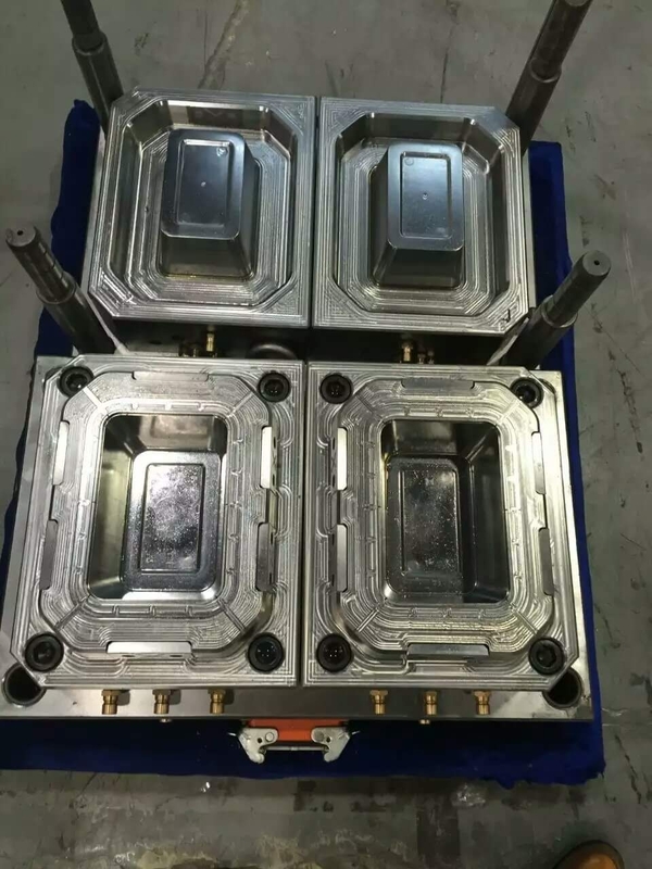 Pp Food Container Injection Molding Molds Multi Cavities With Cold / Hot Runner