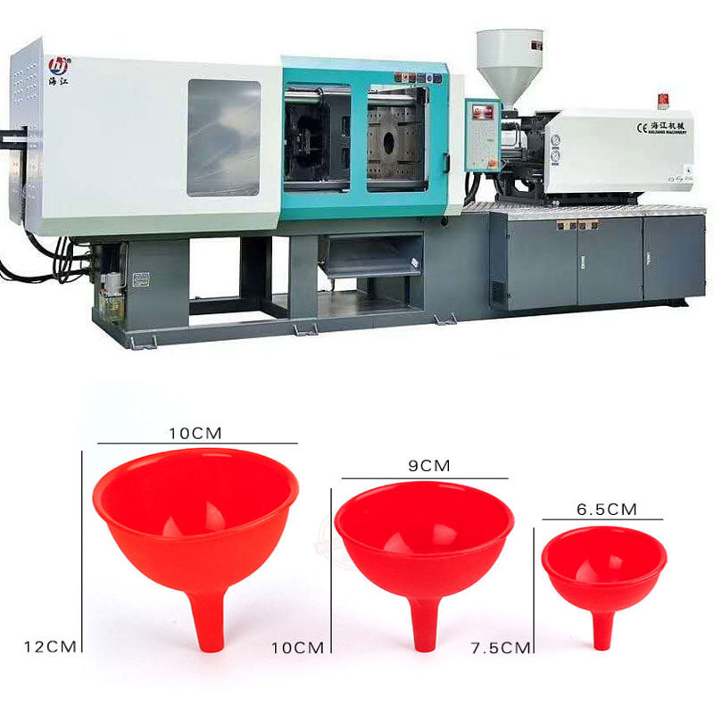 Horizontal Plastic Injection Molding Machine /  plastic funnel molding machine